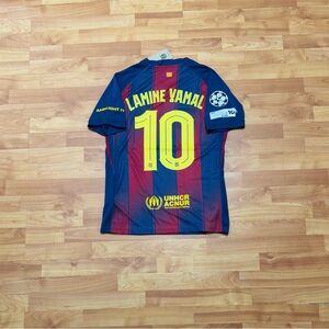 Barcelona Home Jersey 25/26 Lamine Yamal #10 Fan Version Size Medium